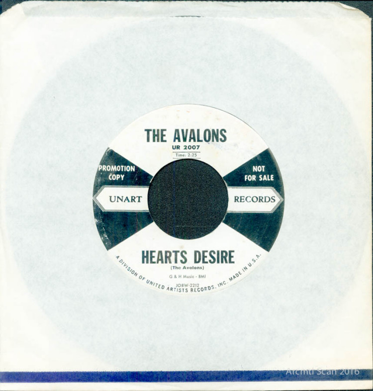 The Avalons, Hearts Desire